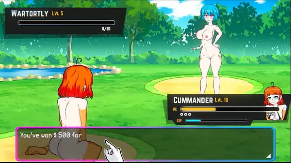 Hotte Oppaimon [Pokemon parody game] Ep.5 small tits naked girl sex fight for training varme film