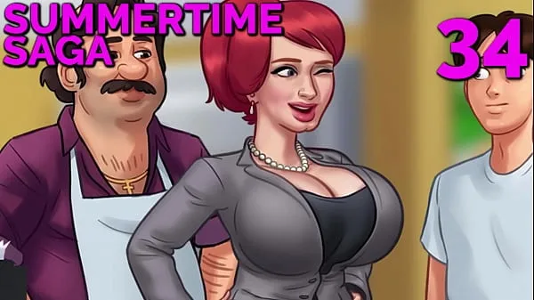 गर्म SUMMERTIME SAGA Ep. 34 – A young man in a town full of horny, busty women गर्म फिल्में