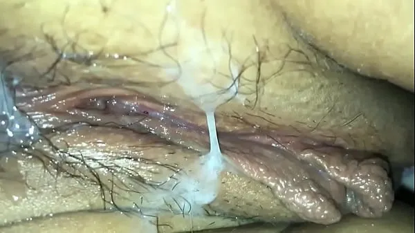 Sperm coming out of wife's cunt after I fucked Film hangat yang hangat