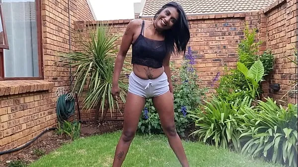 Hete Desi piss slut making everything wet and pissy as she pisses indoors and outdoors in different outfits warme films