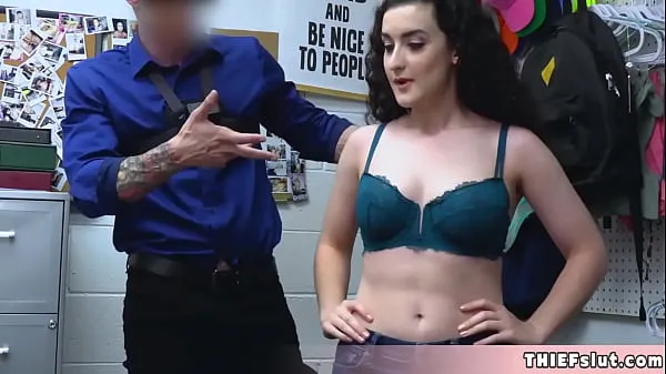 Nóng Beautiful greek brunette shoplifter chick Lyra offers her perfect teenie pussy Phim ấm áp