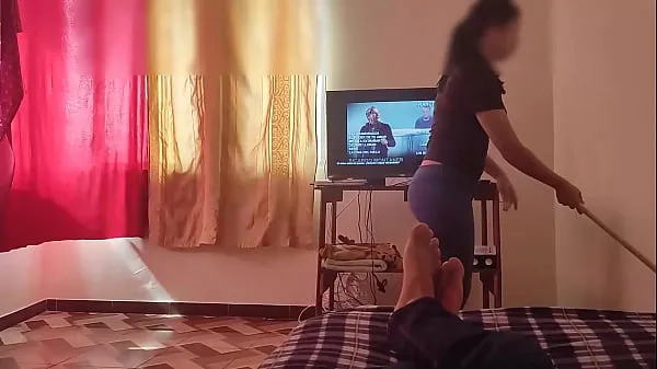My Sexy Maid Fucks and Shakes her nice ass with me in exchange for money-I take advantage of her need to be able to fuck with her while her husband waits for her at home Filem hangat panas