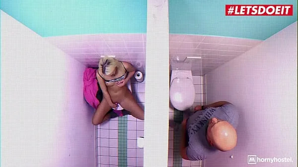 HORNYHOSTEL - (Lovita Fate, Mark Aurel) - Big Ass Blonde Teen Caught Masturbating In The Bathroom And Gets Creampied Full Scene Filem hangat panas