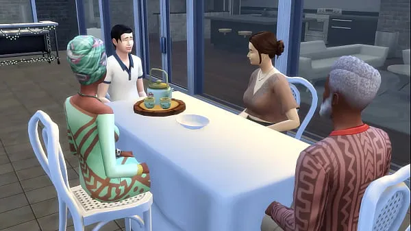 Lunch with Neighbor, Turns into a Swinging (Promo) | The Sims/ 3D Hentai Filem hangat panas
