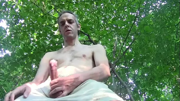 Heta I am discovered by strangers while jerking my cock, shirtless, in the public park varma filmer