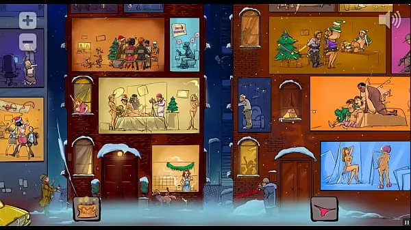 Hete Christmas Eve in Metropolis [Xmas Hentai PornPlay] Santa got stuck while delivering dildo toys warme films