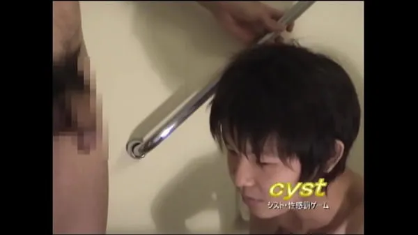 18-year-old Shota's masturbation ejaculation. Even after he cums, he is tormented in his sensitive area, and his lips are smeared with his own cum Film hangat yang hangat