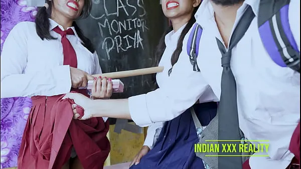 热Indian best Class monitor Priya fuck Hrithik cum in Priya’s mouth, With Clear Hindi voice温暖的电影