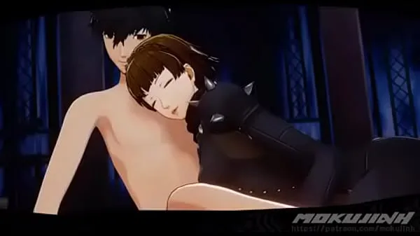Hot Mokujin Hornywood] Makoto Niijima fucks Akira at home and in the velvet room (Persona 5 warm Movies