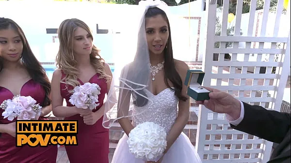 Sıcak itsPOV - Wedding night fuck foursome with Gianna Dior, Kristen Scott and Jade Kush Sıcak Filmler