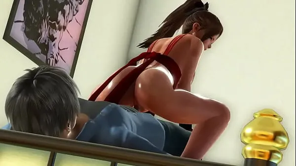 Nóng Mai Shiranui the king of the fighters cosplay has sex with a man in hot porn hentai gameplay Phim ấm áp