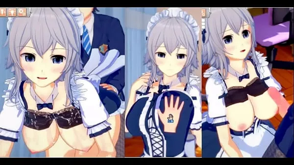 Kuumia Eroge Koikatsu! ] Touhou nights Sakuya rubs breasts H! 3DCG Big Breasts Anime Video (Touhou Project) [Hentai Game lämpimiä elokuvia