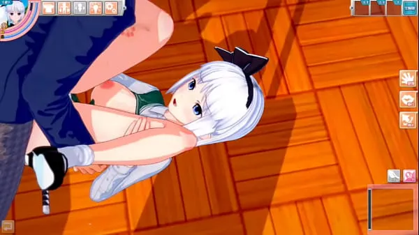 Kuumia Eroge Koikatsu! ] Touhou Youmu Konpaku rubs her boobs H! 3DCG Big Breasts Anime Video (Touhou Project) [Hentai Game lämpimiä elokuvia