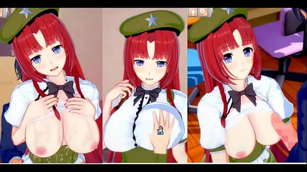 Heta Eroge Koikatsu! ] Touhou Beni Misuzu rubs her boobs H! 3DCG Big Breasts Anime Video (Touhou Project) [Hentai Game varma filmer