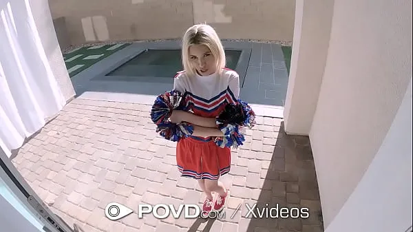 POVD Blonde Gets Facialed Filem hangat panas