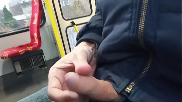 Hot jerking off on the tram warm Movies