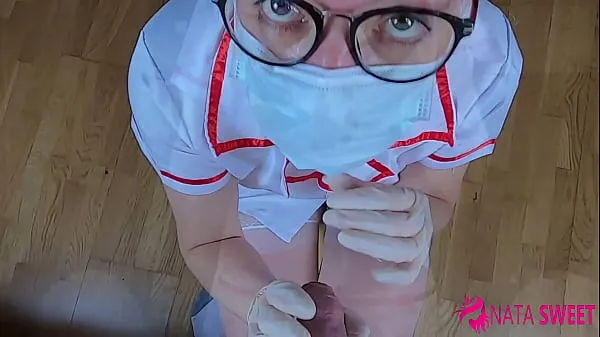 Hot Very Horny Sexy Nurse Suck Dick and Fucks her Patient with Facial - Nata Sweet warm Movies