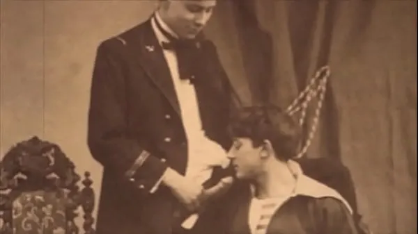 Kuumia Vintage Victorian Homosexuals lämpimiä elokuvia
