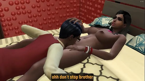Nóng Indian virgin stepbrother found his stepsister naked in bed taking a nap and he never saw pussy and came near her and fucked her - Indian teen sex Phim ấm áp