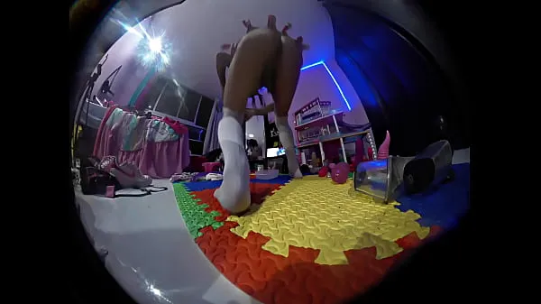Hotte Teddy bear with hidden camera, I can't believe what my step sister does when she's alone in her room varme film