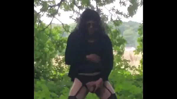 Hot after running away in the last video he was seen again that day playing with his cock in the woods as he shoots a long cumshot part 2 warm Movies