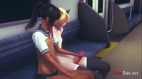 뜨거운 Yaoi Femboy - Nekoi with Simon 2 Sissy BoysHandjob and Footjoob - Sissy Trap Crossdresser Anime Manga Asian Japanese Game Porn Gay 따뜻한 영화
