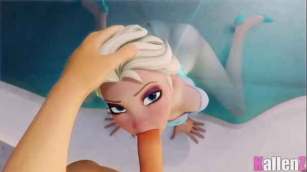 Hete Frozen - Elsa gets a blowjob warme films