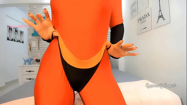 Hot elastigirl cosplay big ass and big butt latina babe joi, jerk off instructions with a cumming dildo, cum swallower, dare you to don't cum warm Movies