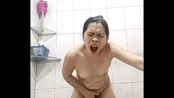 Asian wifey, Miss Bea modeling, showing that body and fucking herself with her Thick Big Black Dildo with story time Filem hangat panas