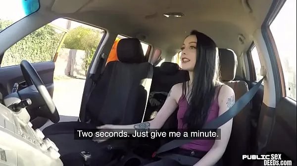 Hete Inked UK babe stuffed by tutor after driving lesson warme films