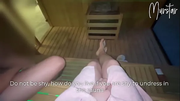 Risky blowjob in hotel sauna.. I suck STRANGER Filem hangat panas