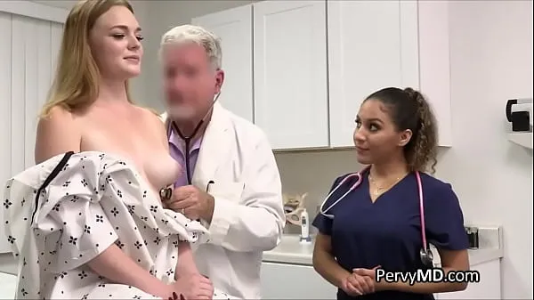 Hot Breast exam turns to threesome with doc and nurse warm Movies