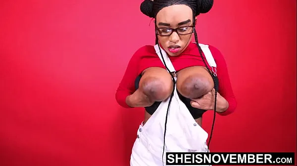 Heta I'm Erotically Posing My Large Natural Tits And Huge Brown Areolas Closeup Fetish, Bending Over With My Big Boobs Bouncing, Petite Busty Black Babe Sheisnovember Jiggling Her Saggy Bomb Shells While Bending Over After Sitting on Msnovember varma filmer