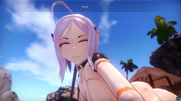 Monster Girl Island [Monthly Patreon choice Hentai game] Ep.1 sexy elf catgirl and android are bullying me Filem hangat panas