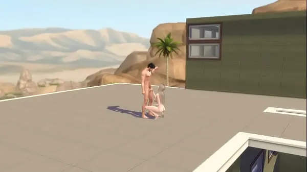 Hotte Went up to the roof to get laid varme filmer