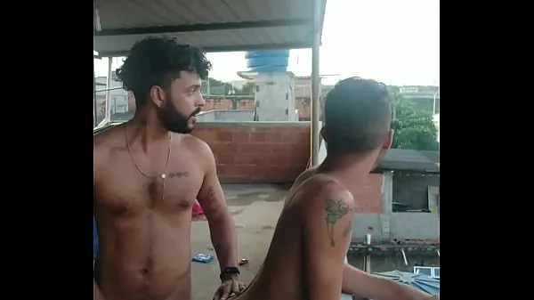 Nóng My neighbor and I went to fuck on the roof and we almost got caught Davi Lobo Phim ấm áp