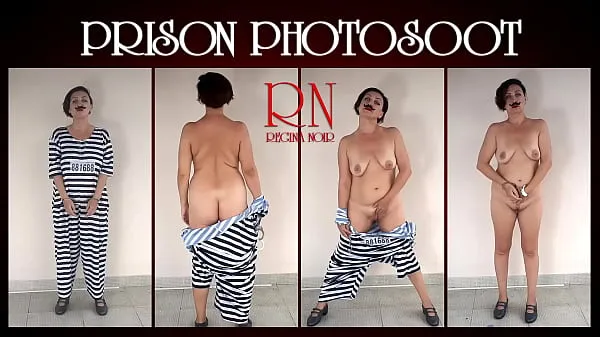 Hot Photographing in prison. The detained lady is a prisoner of the prison. She is made to undress on camera. Cosplay. Full video warm Movies