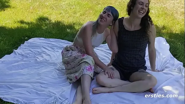 Hot Lesbian Babes Have Sexy Fun Outdoors warm Movies