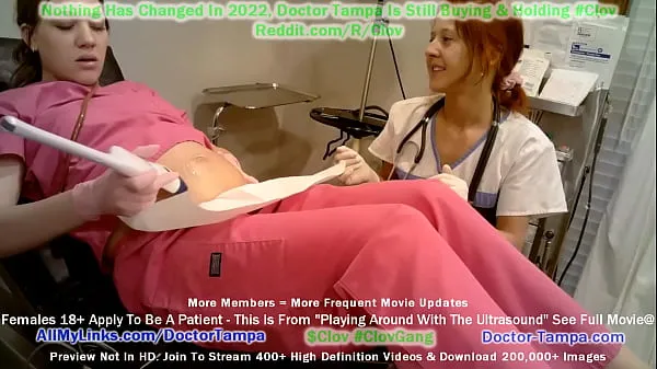 گرم Become Doctor Tampa As 9 Month Pregnant Nurse Nova Maverick Lets You & Nurse Stacy Shepard Play Around With Ultrasound Machine گرم فلمیں