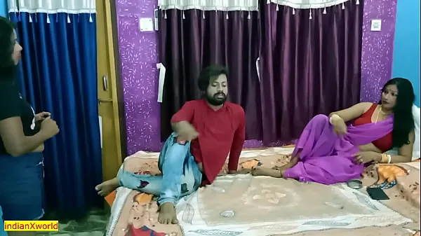 Heiße Indisches Bengali-Tanten-Sexgeschäft zu Hause! Bester indischer Sex mit schmutzigem Audiowarme Filme