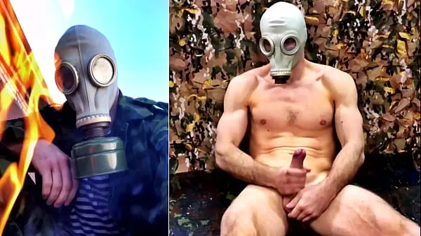 Hot Hot RUSSIAN soldier FOUND a secret BUNKER where HE JERKS OFF and CUMS warm Movies