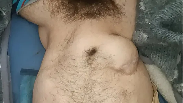 Hete Showing my hairy chest and cock warme films