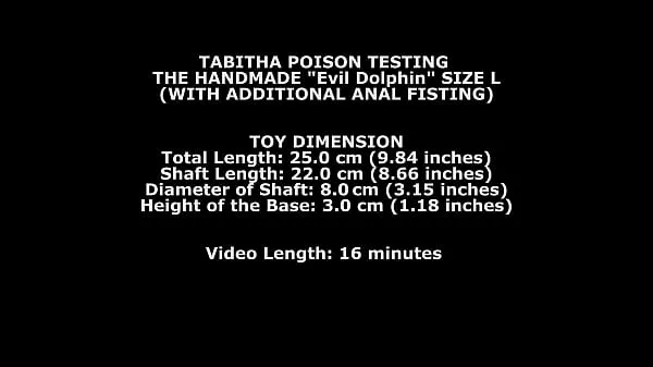 Gorące Tabitha Poison Testing The Handmade Dolphin Size L (With Additional Anal Fisting) TWT102ciepłe filmy