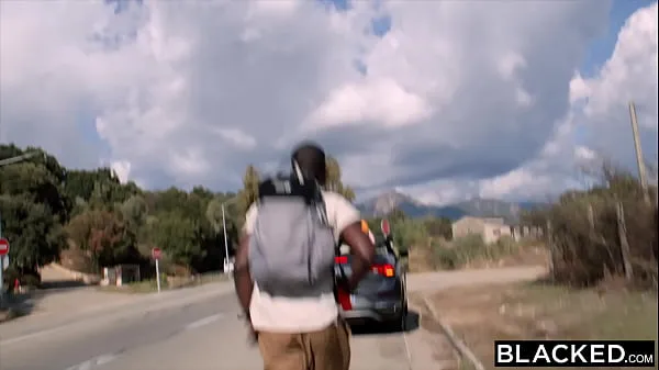 BLACKED Yukki & Tasha pick up hitchhiker on BBC adventure Film hangat yang hangat