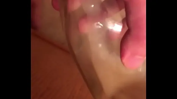 Καυτές cuming two times in the glass bottle ζεστές ταινίες