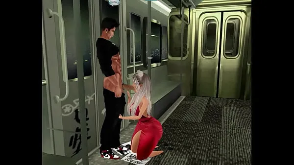 Hot Nice to meat you -public train warm Movies