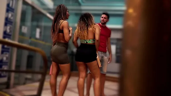 Hete AMAZING THREESOME With Two BIG ASS (Brazilian Gold Diggers warme films
