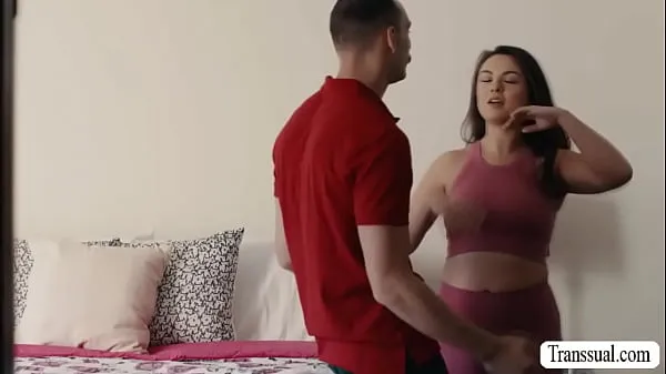 Hot Pervert stepdad rips off shemale stepdaughters jeans and he then barebacks her tight wet ass so deep and hard warm Movies