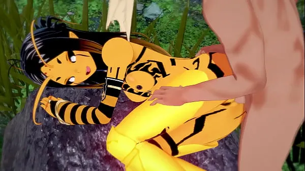 Hete Anthro bee moans while she is getting creampied warme films