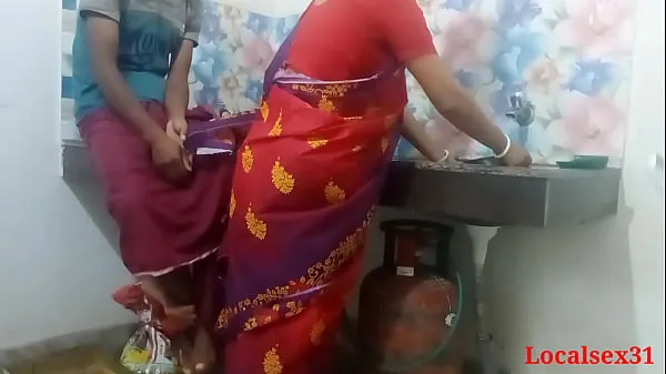 Hot Desi Bengali desi Village Indian Bhabi Kitchen Sex In Red Saree ( Official Video By Localsex31 warm Movies